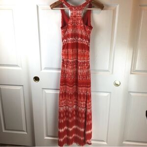 Athleta Tideturn Maxi dress, Saffron Red, sz S